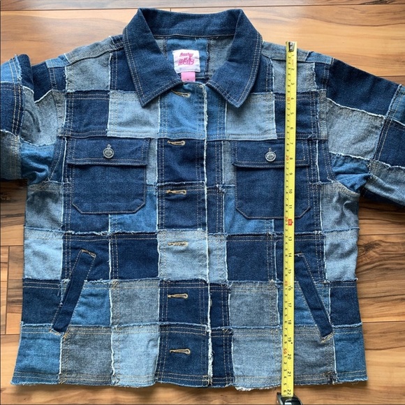 Baby Noiz patchwork denim jacket XL - Picture 3 of 4